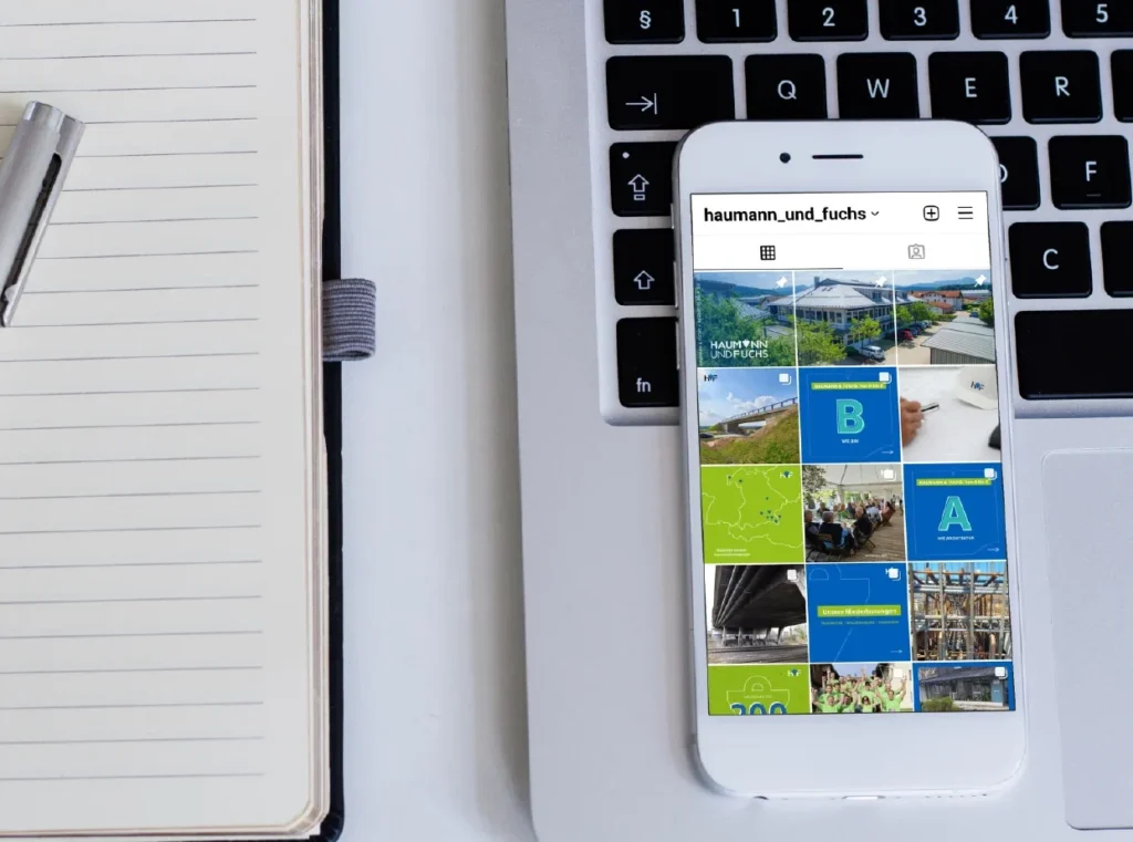 Haumann und Fuchs Mockup Social Media