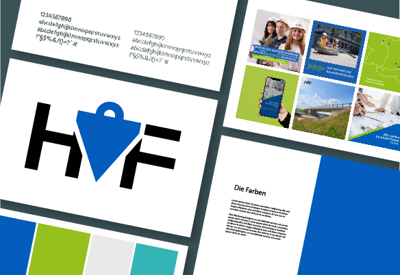 Branddesign für KMUs und kleine Unternehmen mit Brand Guideline Logovarianten Farben Typografie