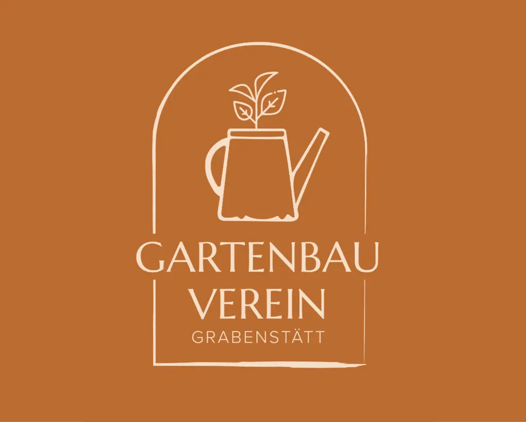 Logo Gartenbauverein Grabenstätt kupfer hellrose