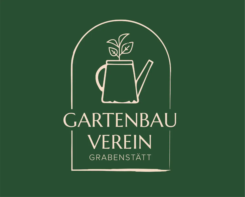 Logo Gartenbauverein Grabenstätt dunkelgruen weiß