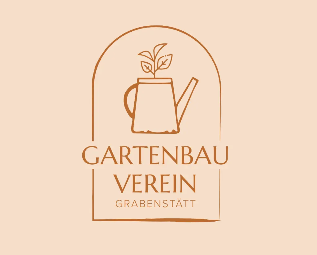 Logo Gartenbauverein Grabenstätt hellrose kupfer