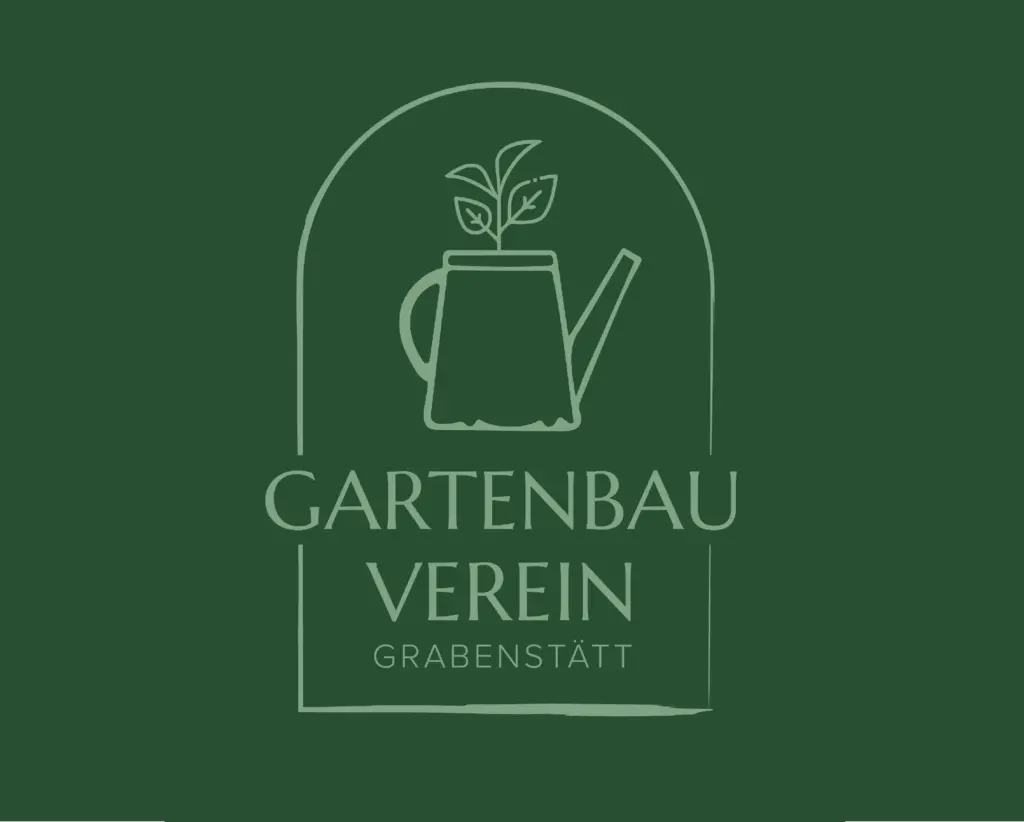 Logo Gartenbauverein Grabenstätt dunkelgruen hellgruen